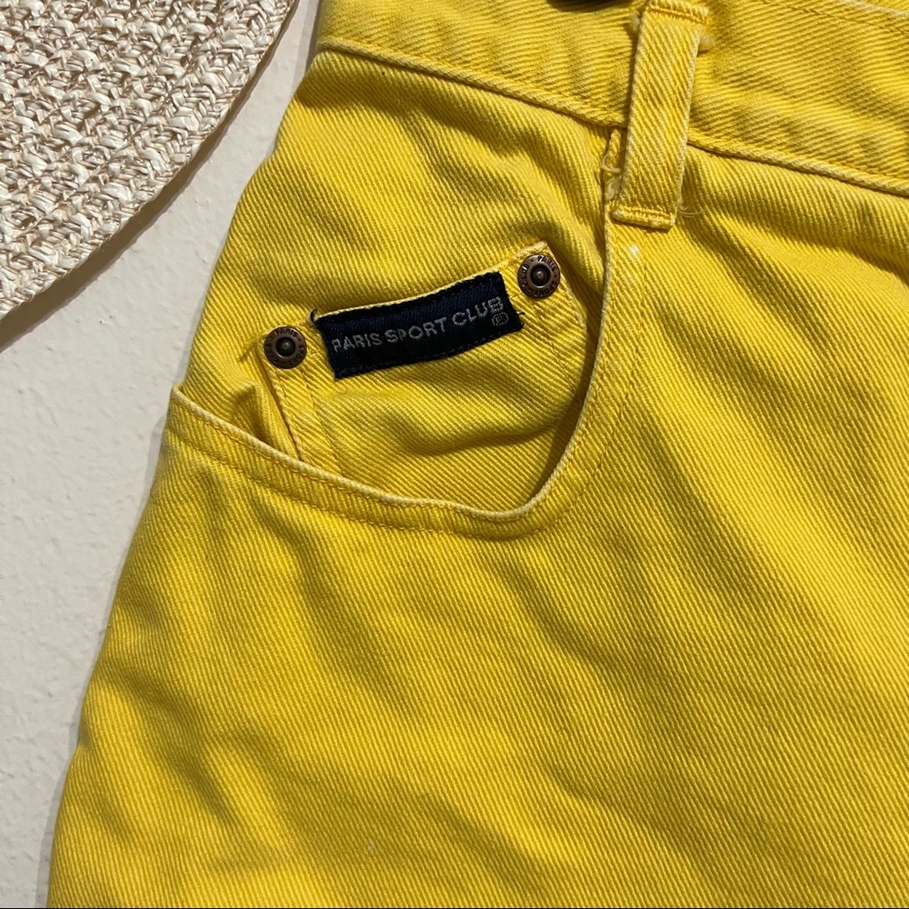 PARIS SPORT CLUB denim shorts